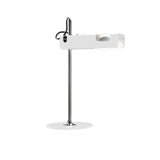 Modern Spider Metal Adjustable Table Lamp with Tilting Spotlight for Bedroom Nightstand or Desk