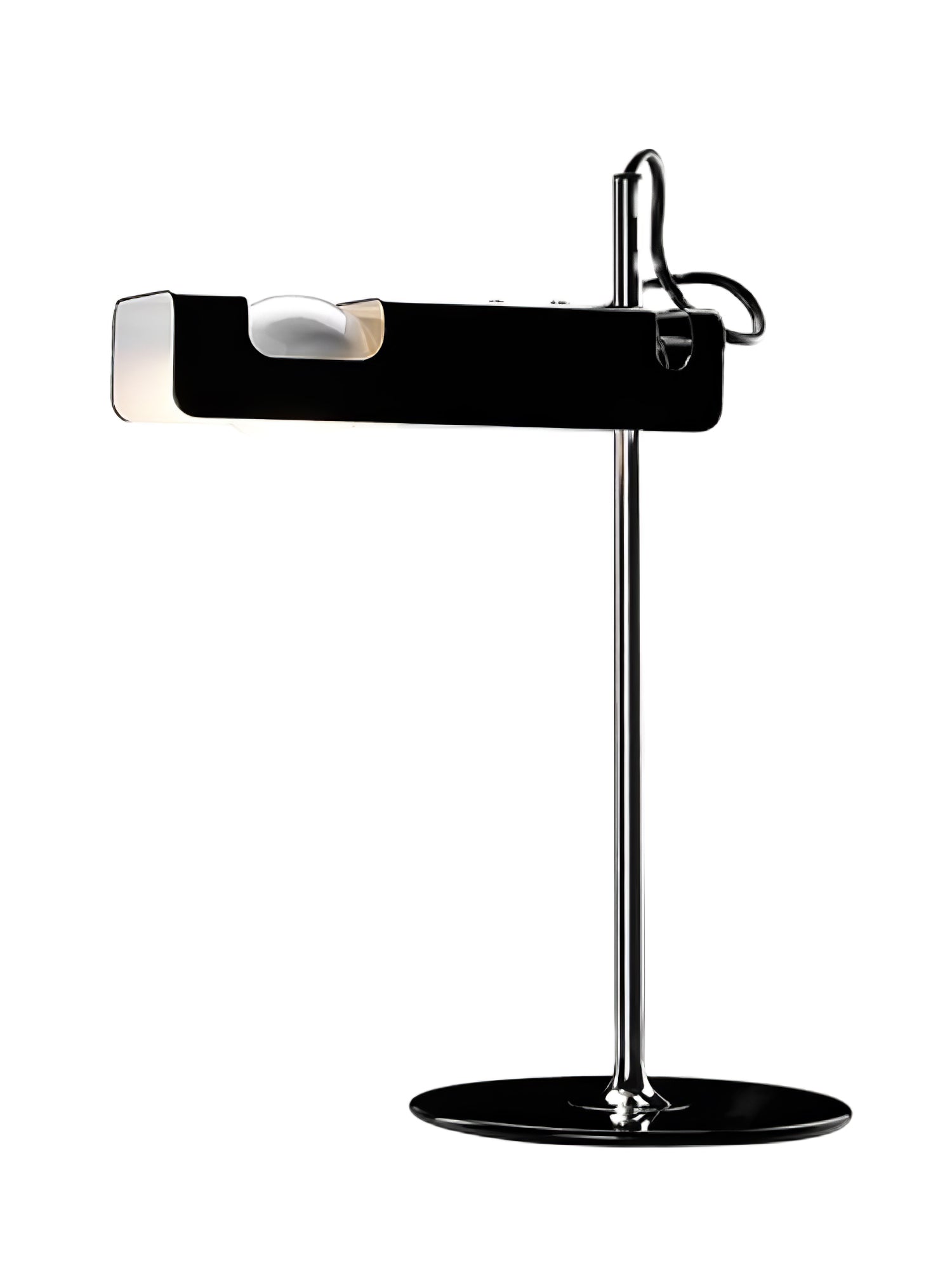 Modern Spider Metal Adjustable Table Lamp with Tilting Spotlight for Bedroom Nightstand or Desk