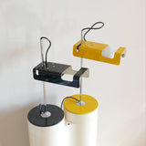 Modern Spider Metal Adjustable Table Lamp with Tilting Spotlight for Bedroom Nightstand or Desk