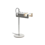 Modern Spider Metal Adjustable Table Lamp with Tilting Spotlight for Bedroom Nightstand or Desk