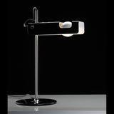 Modern Spider Metal Adjustable Table Lamp with Tilting Spotlight for Bedroom Nightstand or Desk