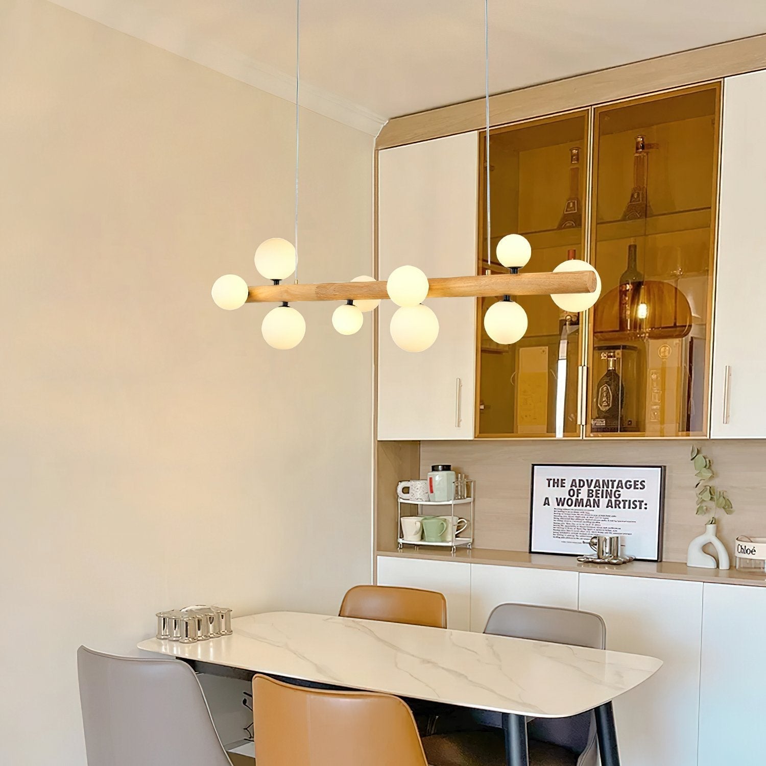 nordic-spiral-glass-ball-chandelier-wood-finish-pendant-light-for-dining-room