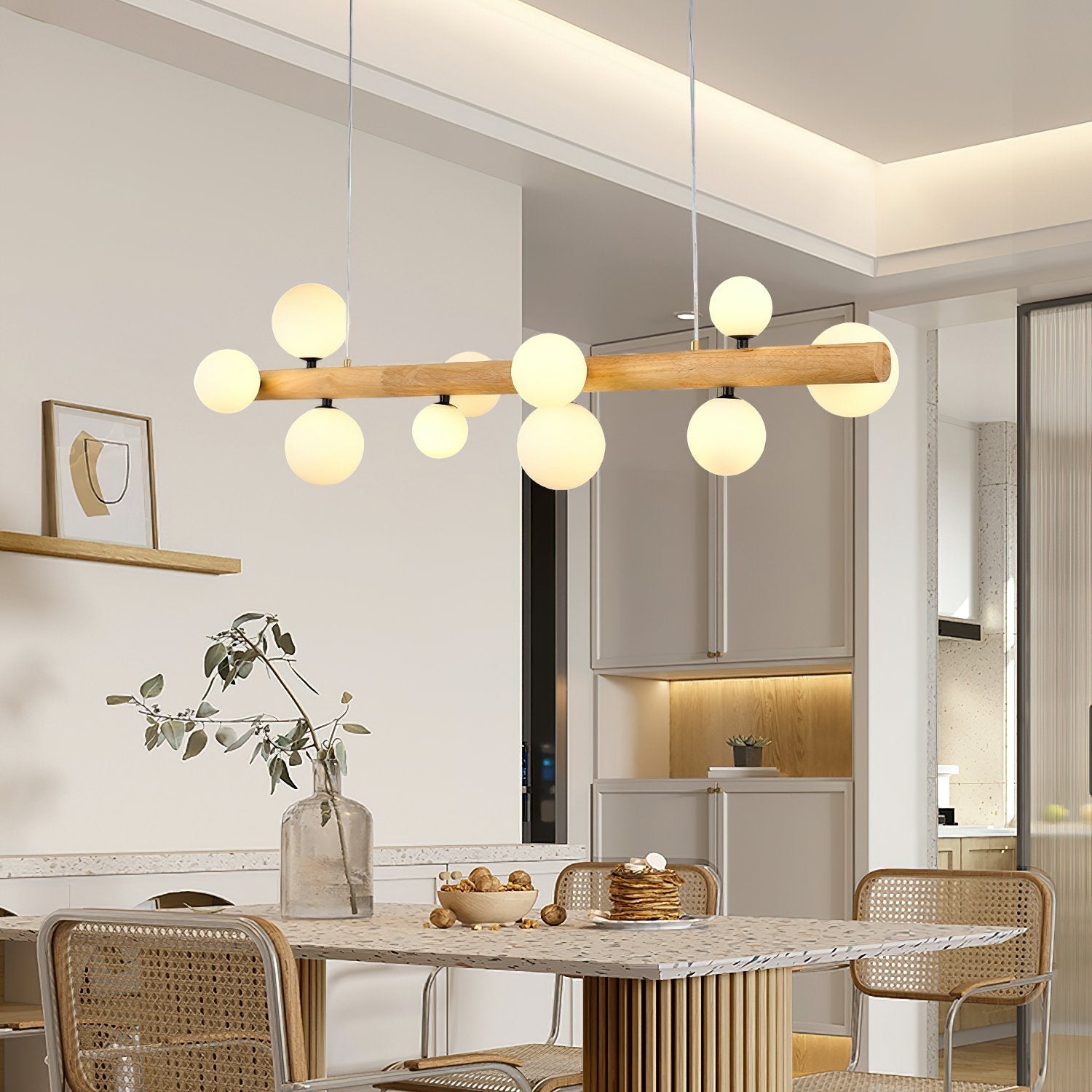 nordic-spiral-glass-ball-chandelier-wood-finish-pendant-light-for-dining-room