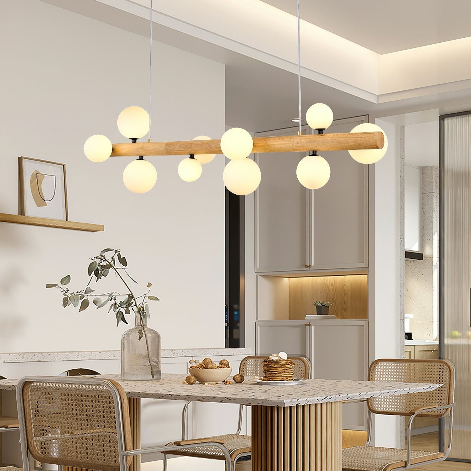 nordic-spiral-glass-ball-chandelier-wood-finish-pendant-light-for-dining-room