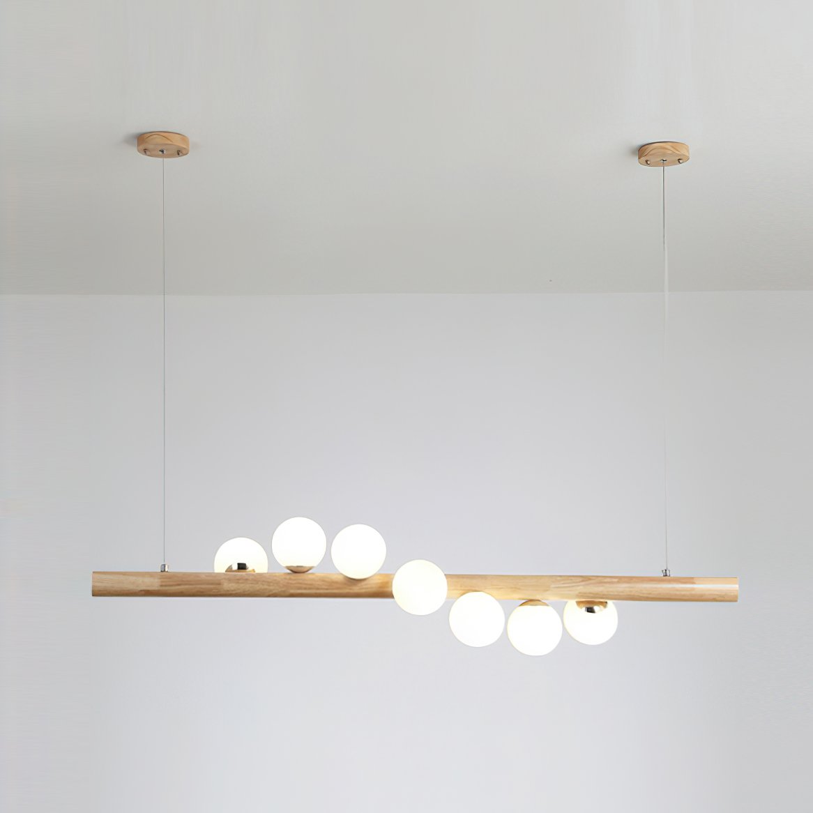 nordic-spiral-glass-ball-chandelier-wood-finish-pendant-light-for-dining-room