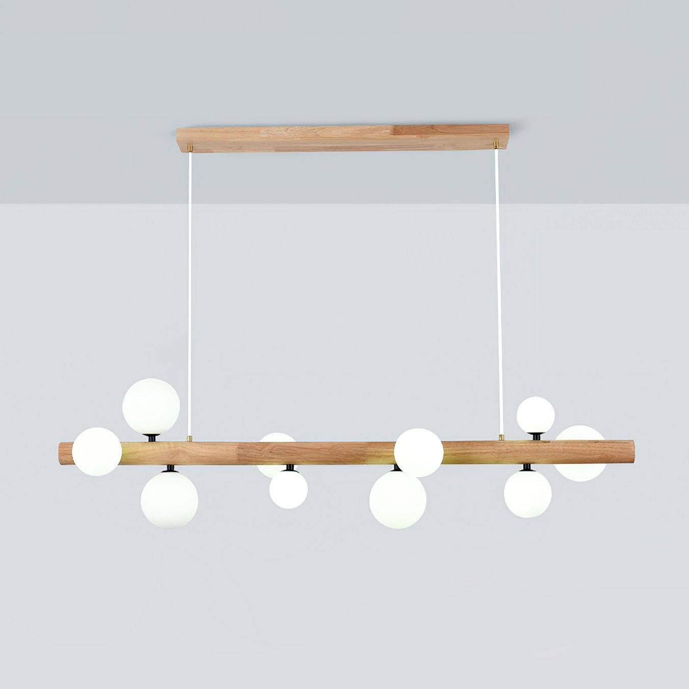 nordic-spiral-glass-ball-chandelier-wood-finish-pendant-light-for-dining-room