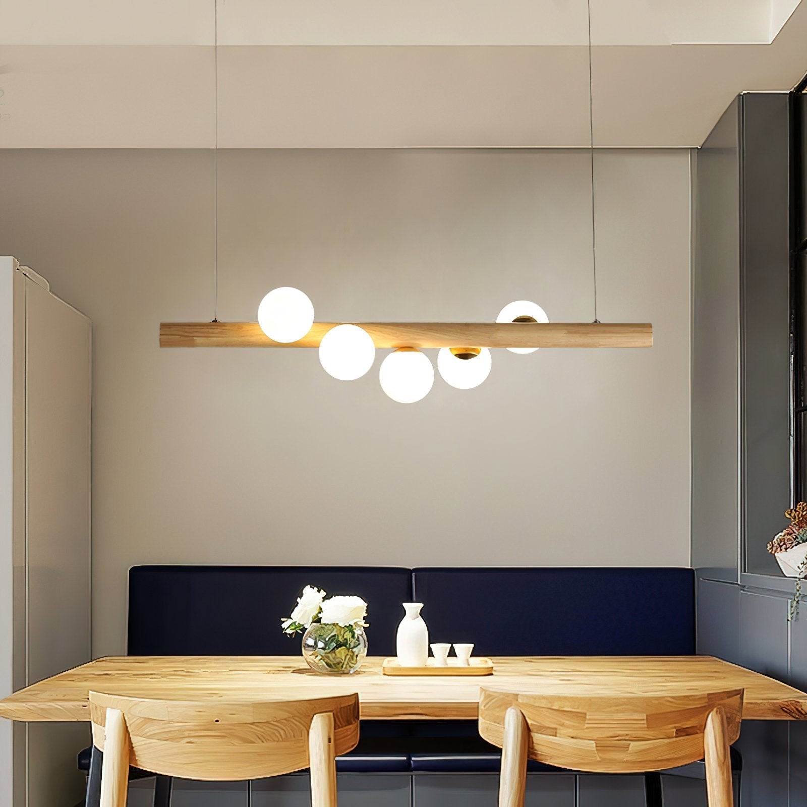 nordic-spiral-glass-ball-chandelier-wood-finish-pendant-light-for-dining-room