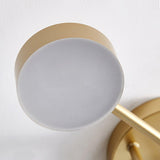 Modern Sputnik LED Flush Mount Ceiling Light with White Glass Shades 6 Light Fixture