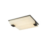 Modern Square Alabaster Stone LED Flush Mount Ceiling Lamp for Indoor Lighting