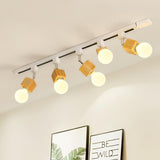 modern-nordic-square-solid-wood-track-lighting-fixture-with-glass-shades-for-dining-room
