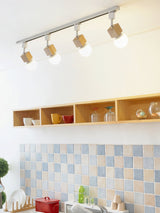 modern-nordic-square-solid-wood-track-lighting-fixture-with-glass-shades-for-dining-room