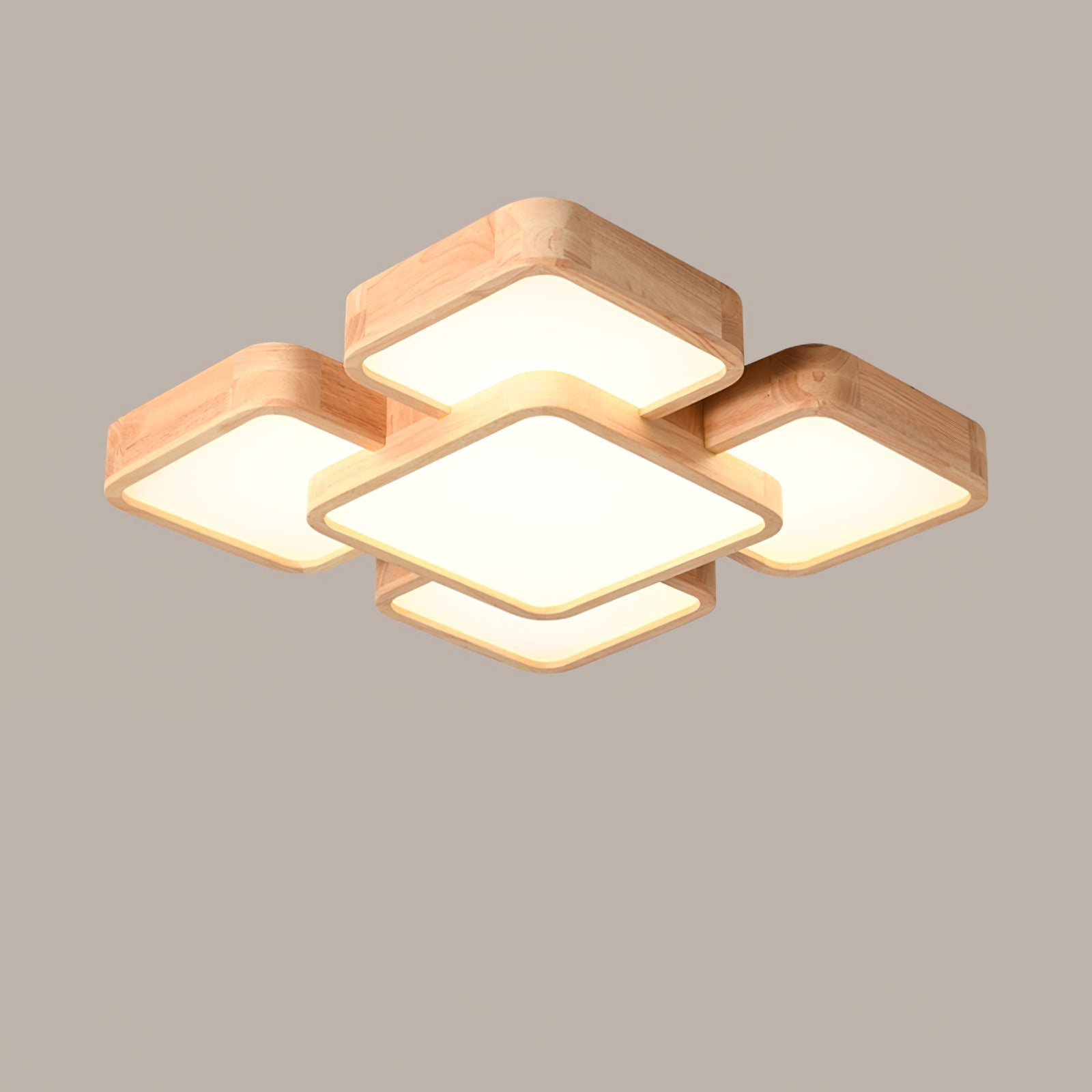 modern-rubber-wood-geometric-square-splicing-led-ceiling-light-fixture-for-living-room