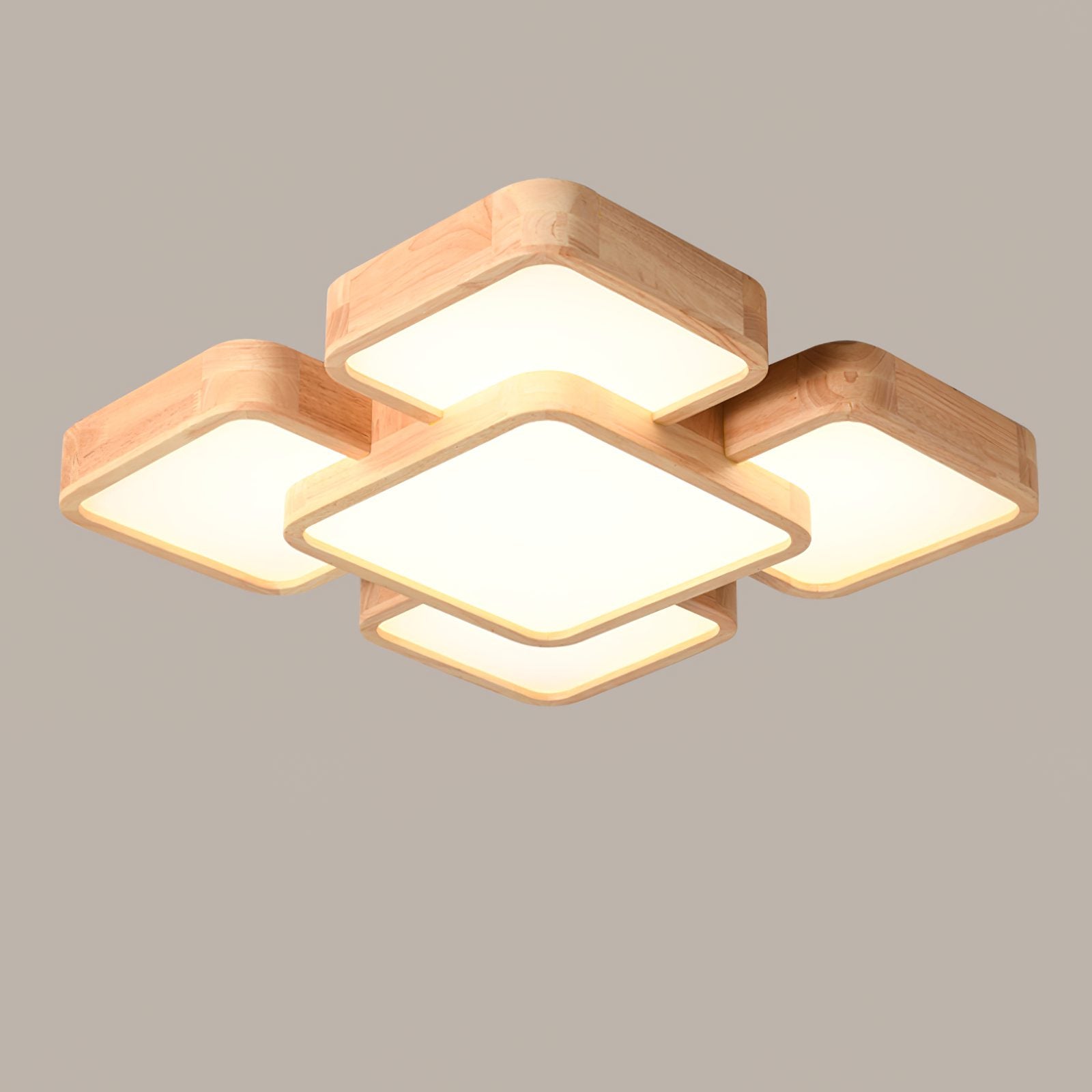 modern-rubber-wood-geometric-square-splicing-led-ceiling-light-fixture-for-living-room