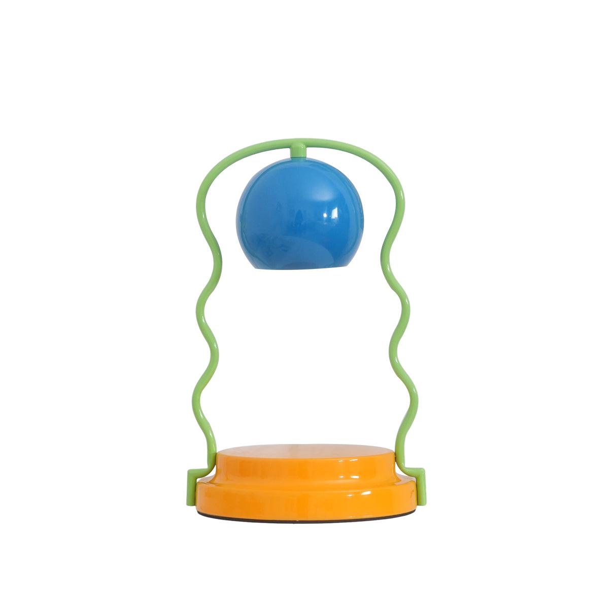 Modern Squiggle Spiral Table Lamp Decorative Metal Bedside Lighting for Bedroom