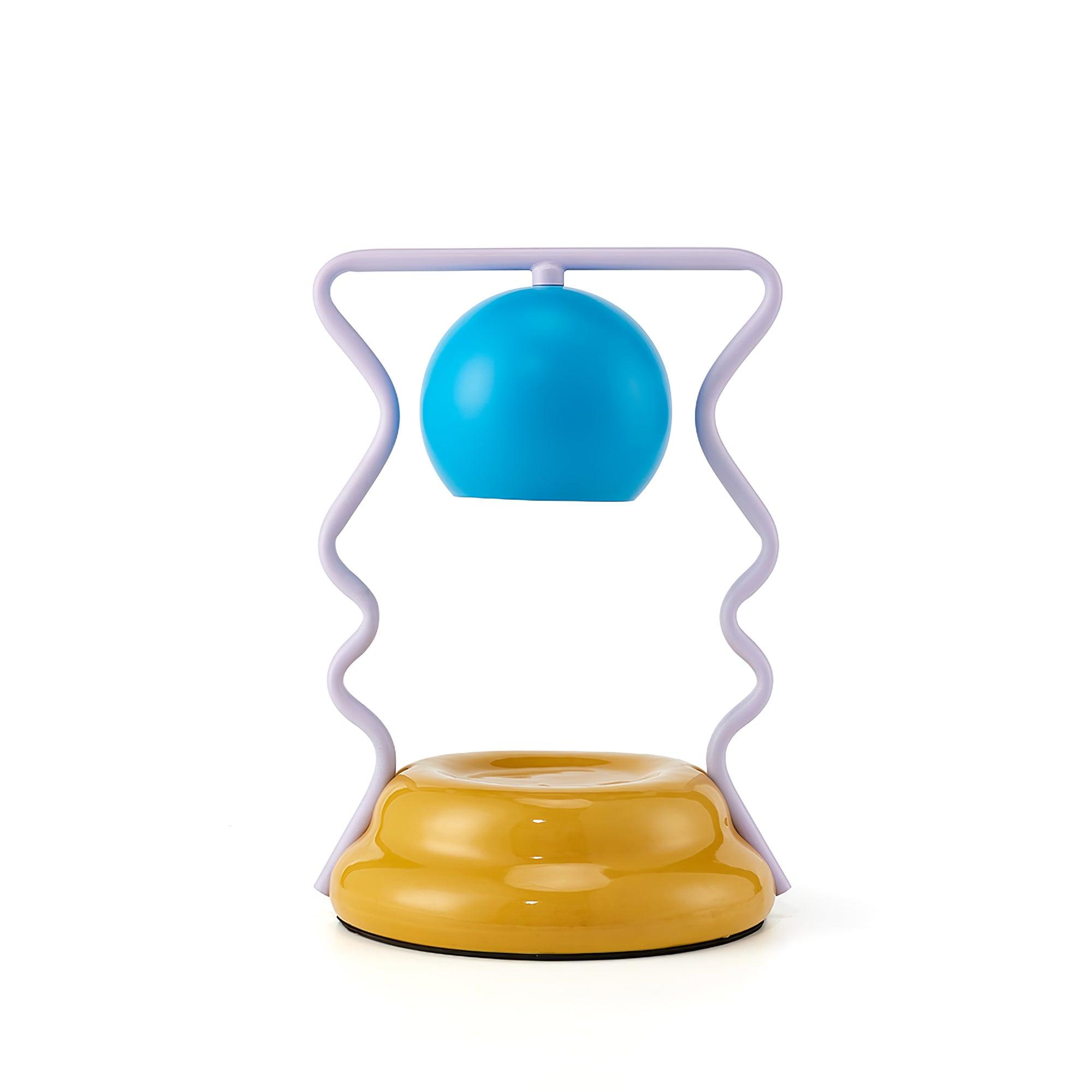 Modern Squiggle Spiral Table Lamp Decorative Metal Bedside Lighting for Bedroom