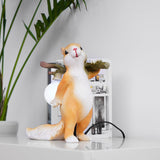 Squirrel Shaped Portable Resin Table Lamp Unique Animal Design Night Light for Modern Home Decor
