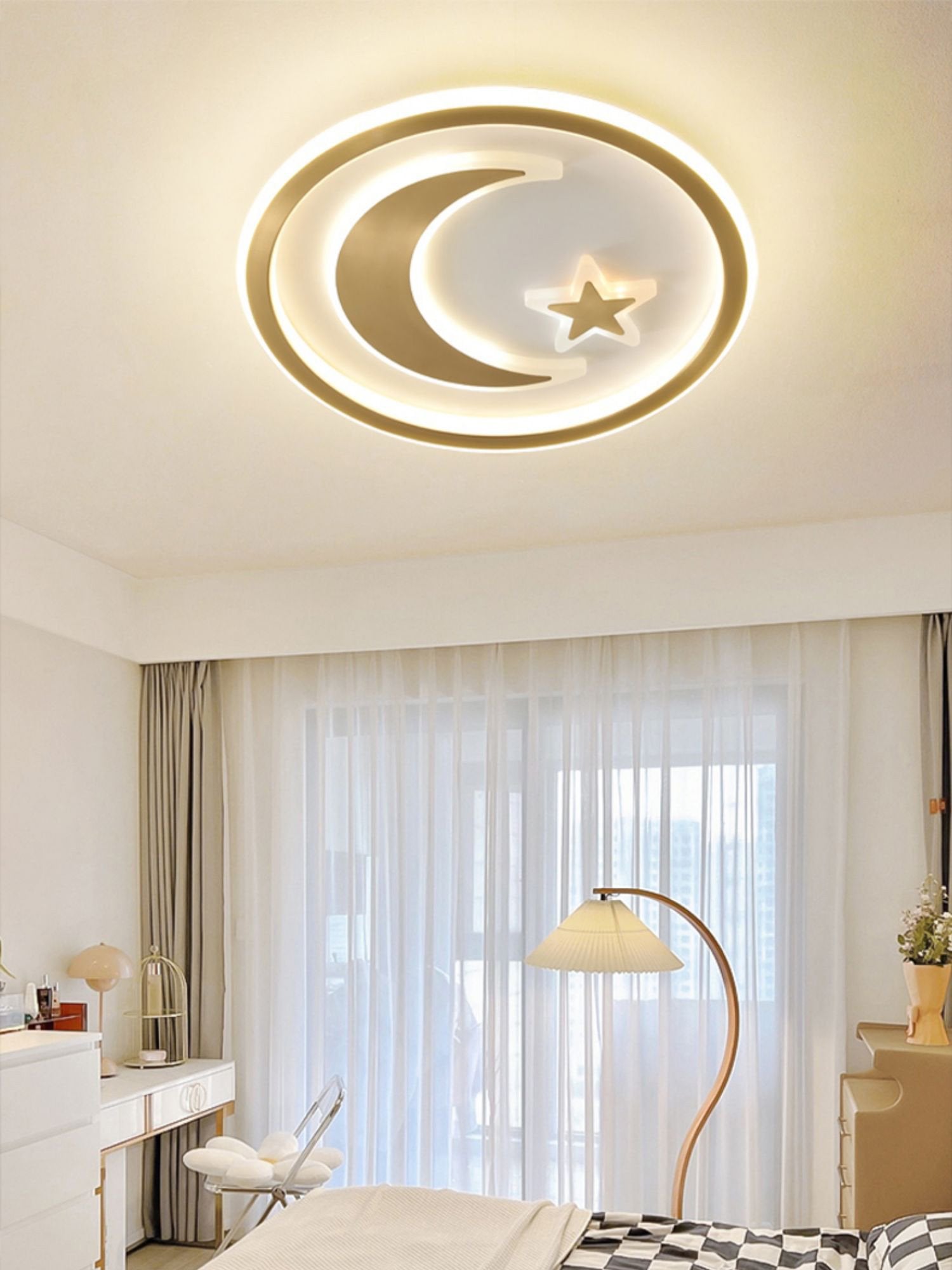 brass-star-and-moon-led-ceiling-fixture-modern-flush-mount-light-for-living-room