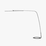 Modern Stealth LED Arc Floor Lamp with Rotating Arm for Minimalist Living Room Decor