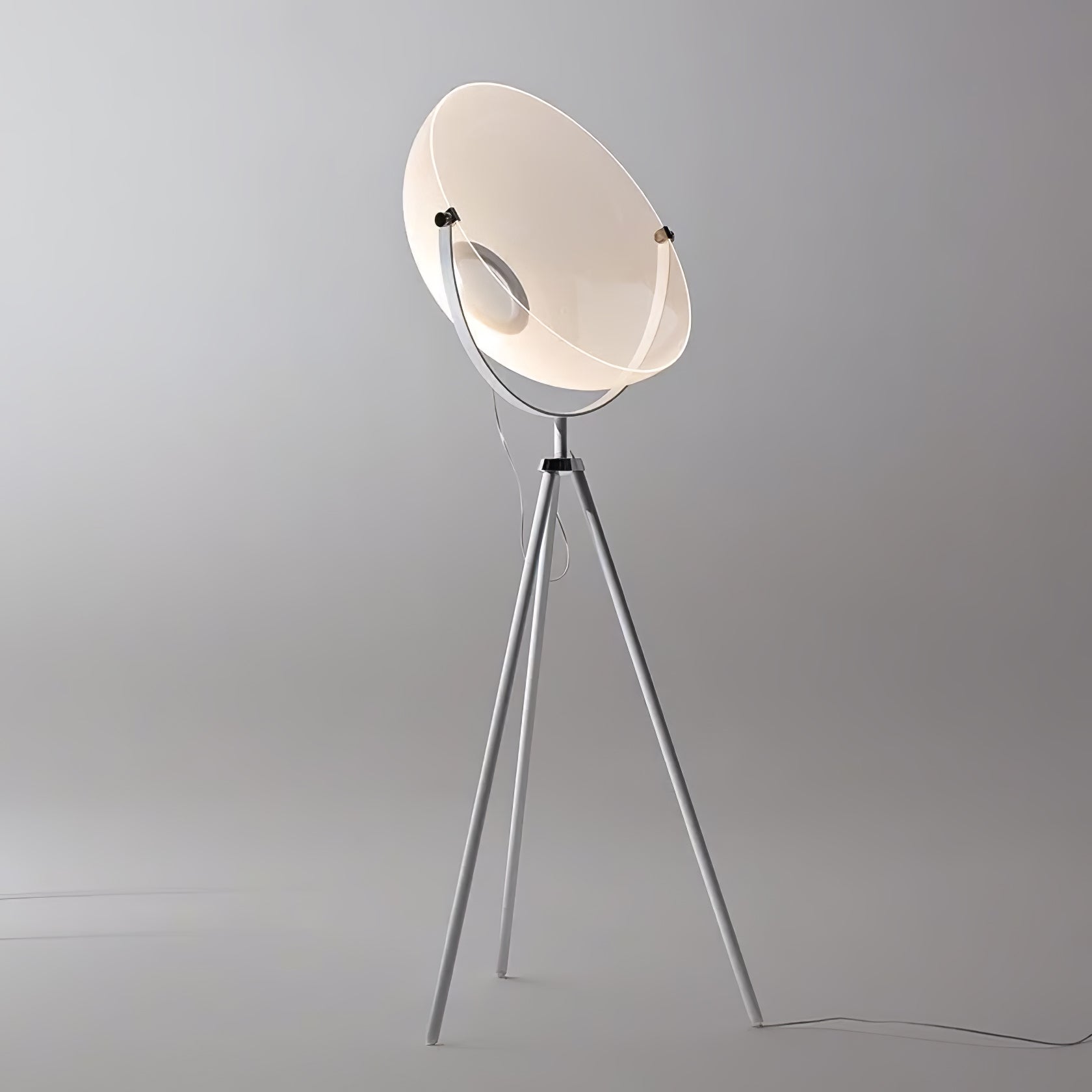 Modern Minimalist Tall LED Floor Lamp Slender Profile Standing Light