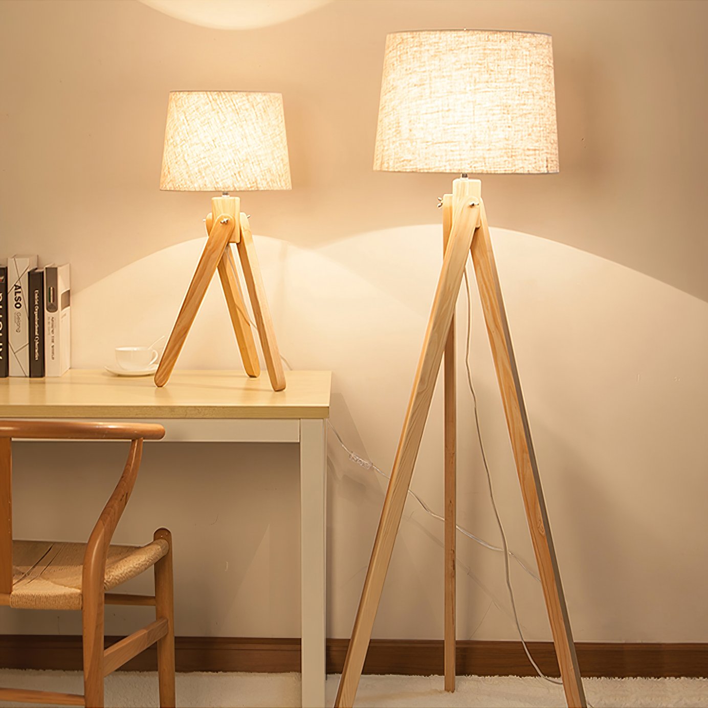 industrial-ash-wood-three-leg-table-lamp-with-white-fabric-shade-for-bedroom