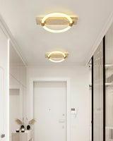 Natural Yellow Travertine LED Ceiling Lamp and Wall Sconce Flush Mount Lighting