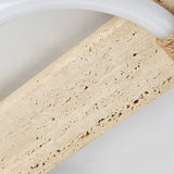 Natural Yellow Travertine LED Ceiling Lamp and Wall Sconce Flush Mount Lighting