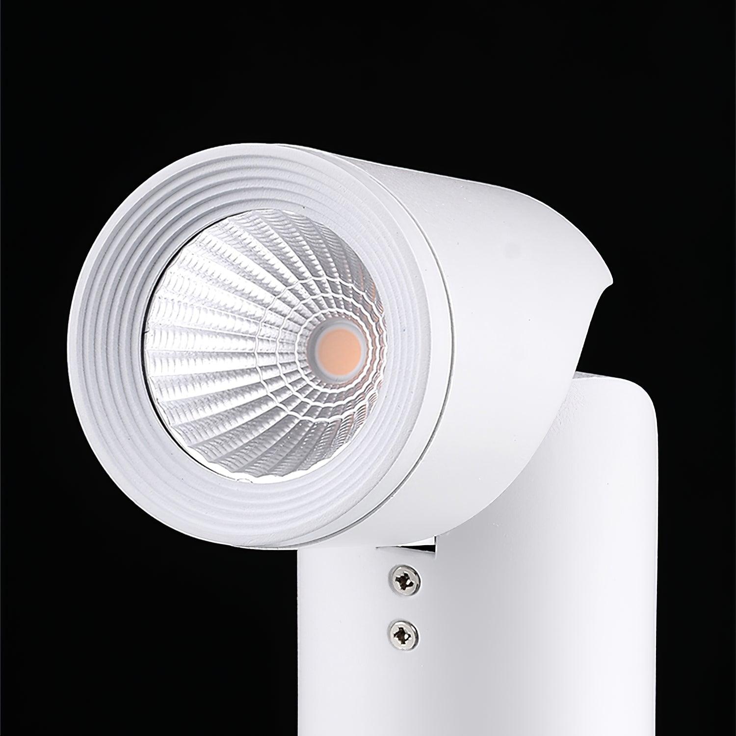 Surface Mounted LED Ceiling Spotlight Adjustable Aluminum Gallery Accent Light White