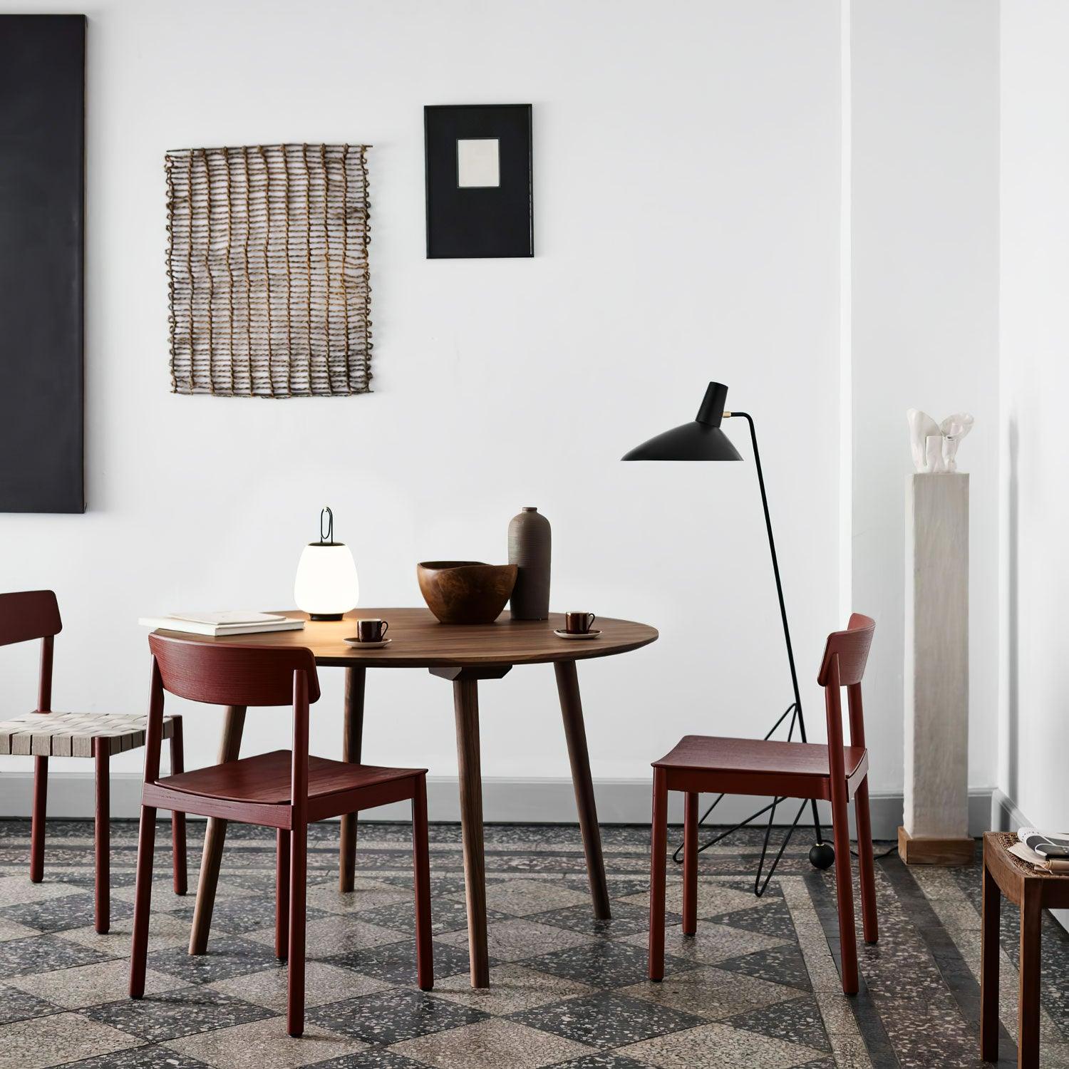 Modern Minimalist Geometric Metal Standing Lamp with Adjustable Shade for Reading