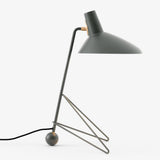 Contemporary Matte Finish Metal Table Lamp with Adjustable Head for Study and Bedside