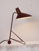 Contemporary Matte Finish Metal Table Lamp with Adjustable Head for Study and Bedside