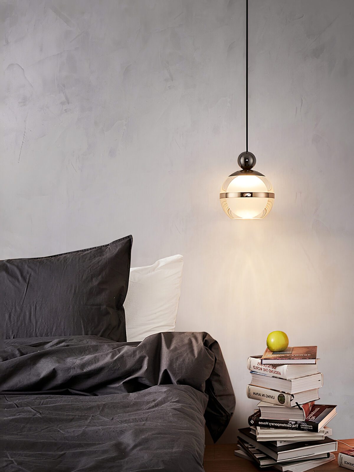 modern-sylvana-led-mini-pendant-light-with-glass-sphere-and-pearl-black-finish-for-kitchen-island