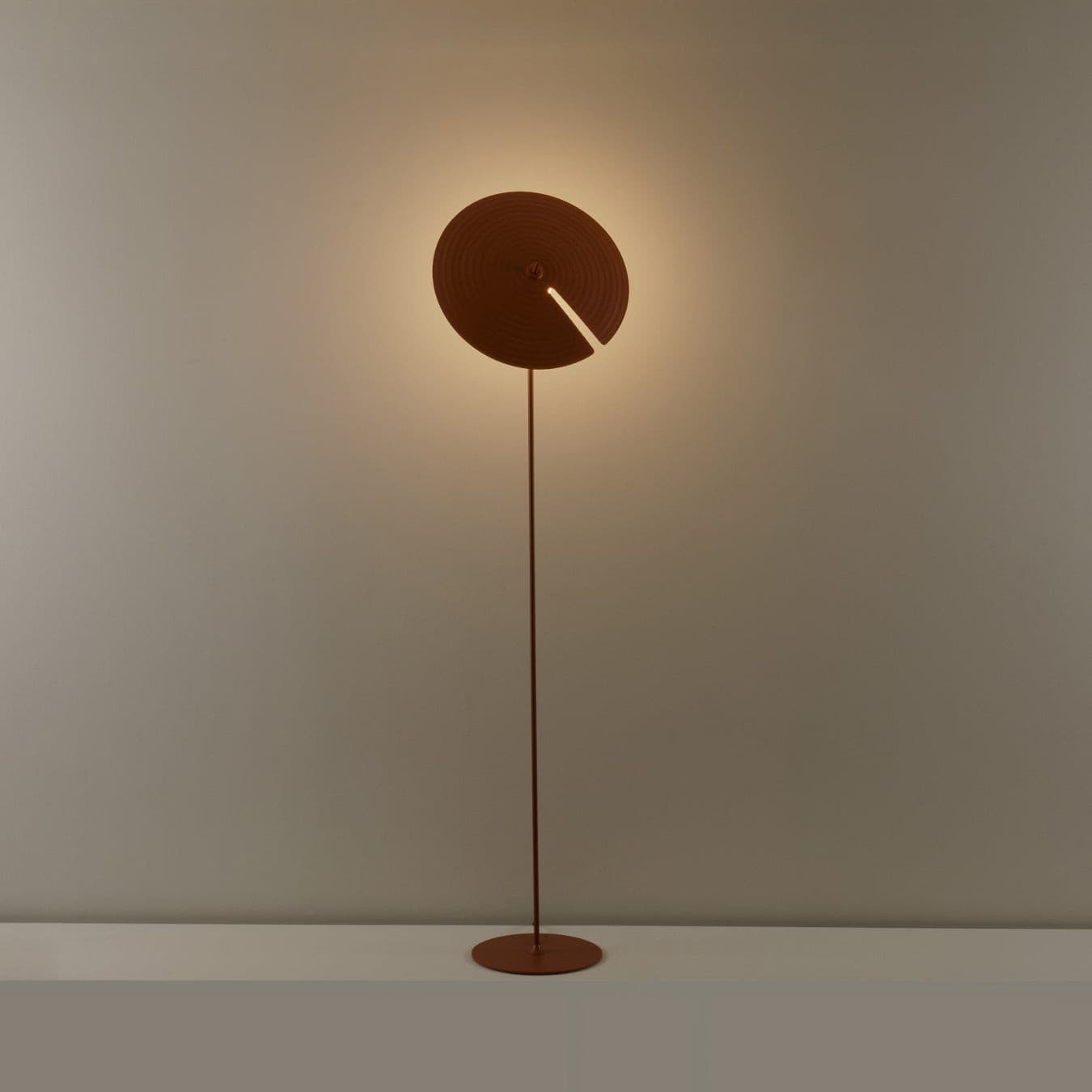 Symphony Adjustable Free Standing Floor Lamp with Rotating Metal Shade
