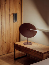 Symphony Modern Adjustable Table Lamp with Rotating Glass Shade and Magnet System