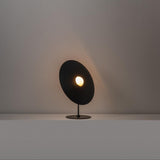 Symphony Modern Adjustable Table Lamp with Rotating Glass Shade and Magnet System