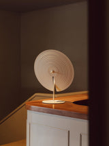 Symphony Modern Adjustable Table Lamp with Rotating Glass Shade and Magnet System