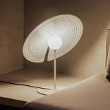 Symphony Modern Adjustable Table Lamp with Rotating Glass Shade and Magnet System