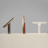 Modern Minimalist Geometric Adjustable LED Desk Lamp with Metal Finish