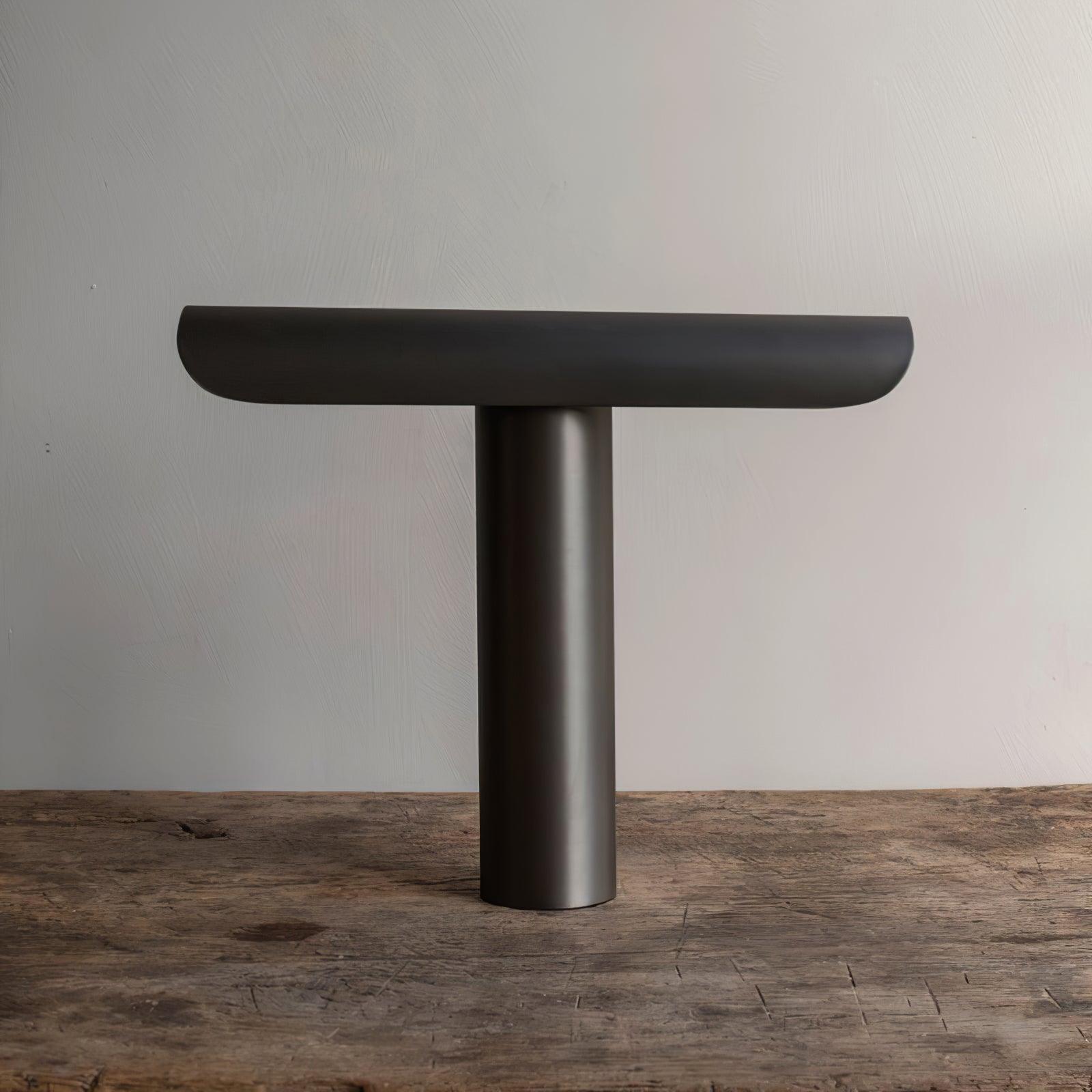 Modern Minimalist Geometric Adjustable LED Desk Lamp with Metal Finish
