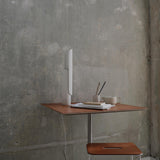 Modern Minimalist Geometric Adjustable LED Desk Lamp with Metal Finish