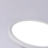 Modern Nordic Black Flush Mount LED Ceiling Light for Kitchen Dining Room