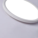 Modern Nordic Black Flush Mount LED Ceiling Light for Kitchen Dining Room