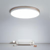 Modern Circular LED Flush Mount Ceiling Light Geometric Iron and PMMA Fixture for Home
