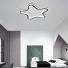 Modern Black Starfish LED Flush Mount Ceiling Light Dimmable Lamp for Kids Room Decor