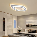 Modern Leaf Shaped Ceiling Light Fixture with Dimmable Remote Control for Home