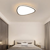 Modern Reuleaux Triangle Geometric Ceiling Light Nordic Flush Mount LED Fixture with Remote Control