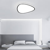 Modern Reuleaux Triangle Geometric Ceiling Light Nordic Flush Mount LED Fixture with Remote Control