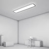 Modern Rectangular Black Flush Mount Ceiling Light 20 or 30 Inch Ultra Thin Aluminum Fixture