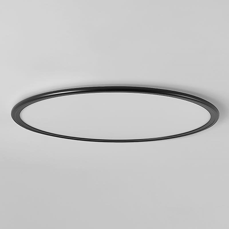 30 Inch Modern Round LED Ultrathin Flush Mount Ceiling Light with Dimmable Options