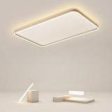 Modern Rectangular LED Flush Mount Ceiling Light for Kitchen and Dining Room