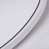 Modern White Round LED Flush Mount Ceiling Light for Bedroom and Living Room